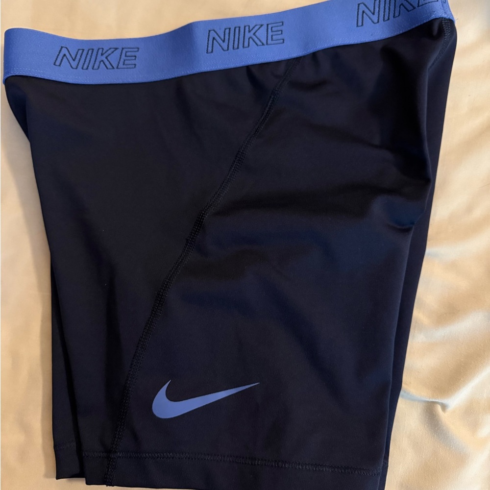 Nike Navy Shorts with Blue Details